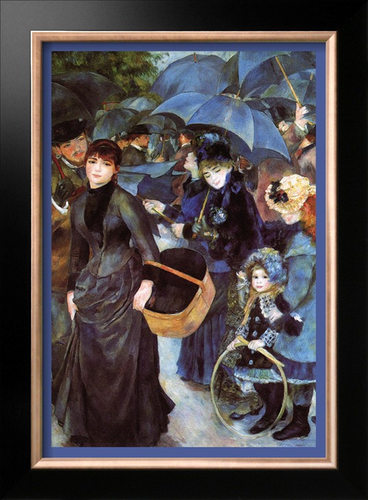 The Umbrellas - Pierre-Auguste Renoir painting on canvas